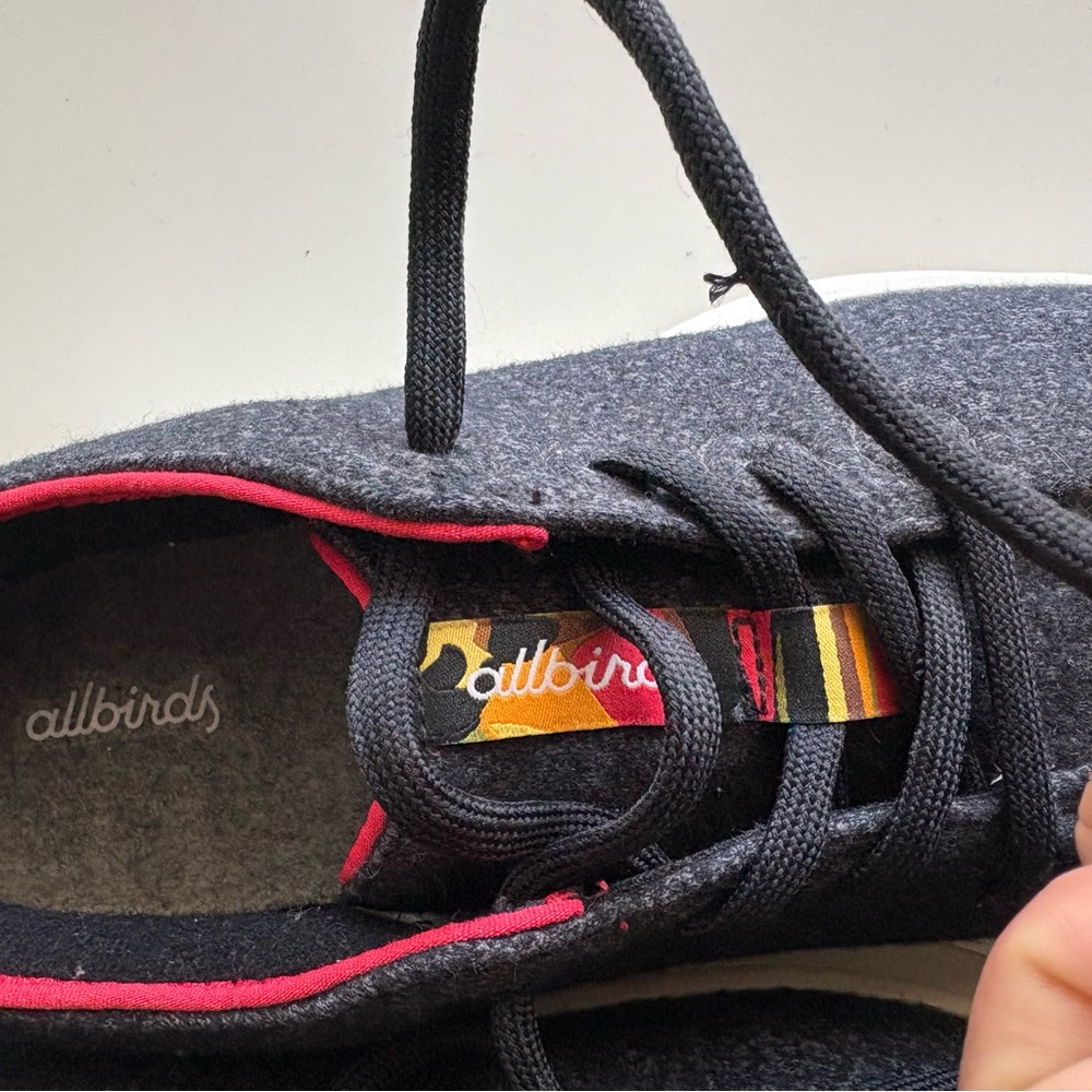 Allbirds Limited Edition Men’s Wool Runners Charcoal Sneakers Size 9.5 - Picture 3 of 10